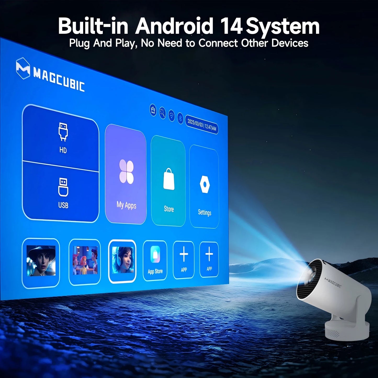 Portable Smart Cinema Projector ™